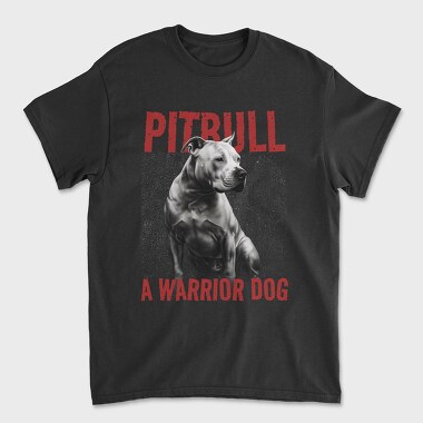 Pitbull Warrior Dog, Tricou Barbati (Unisex)