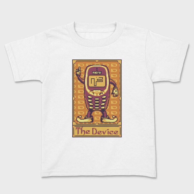 Pixelart Tarot Card the Device, Tricou Copii