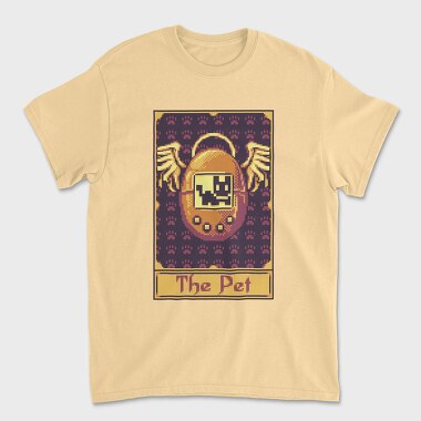 Pixelart Tarot Card the Pet, Tricou Barbati (Unisex)