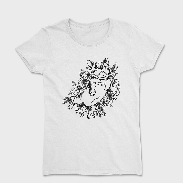 Pug Flowers, Tricou Femei