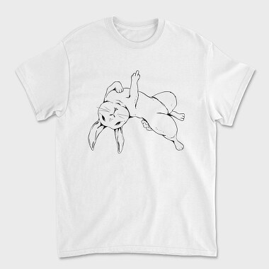 Rabbit Middle Finger, Tricou Barbati (Unisex)