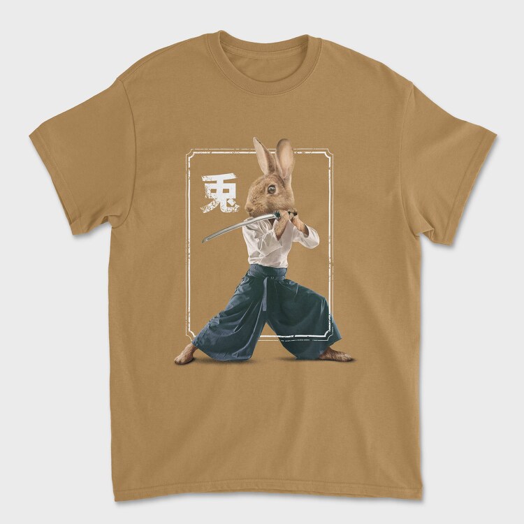 Rabbit Ninja, Tricou Barbati (Unisex)