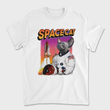 Space Sphynx Cat, Tricou Barbati (Unisex)