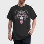 Bear Monochrome Bubblegum, Tricou Barbati (Unisex)
