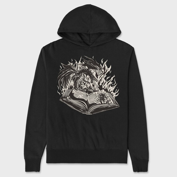 Dragon Book, Hanorac Oversize Barbati (Unisex)