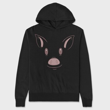 Pig Face, Hanorac Oversize Barbati (Unisex)