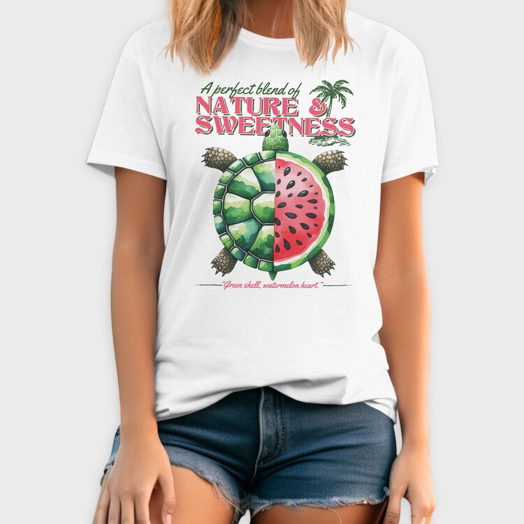Watermelon Turtle, Tricou Barbati (Unisex)