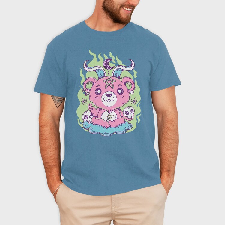 Cute Pastel Bear, Tricou Barbati (Unisex)