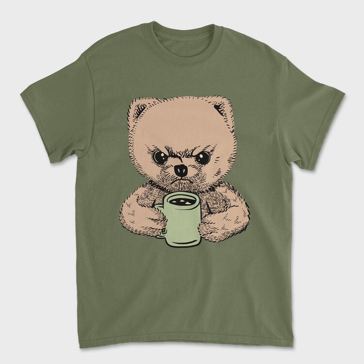 Angry Pomeranian, Tricou Barbati (Unisex)