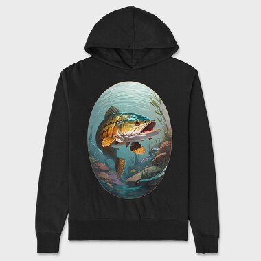 Pikewater Fish, Hanorac Oversize Barbati (Unisex)