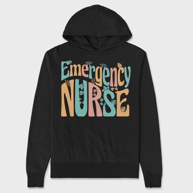 Emergency Nurse, Hanorac Oversize Barbati (Unisex)