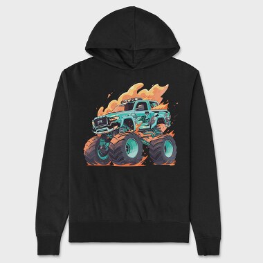 Monster Truck, Hanorac Oversize Barbati (Unisex)