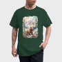 Bear Watercolor Forest, Tricou Barbati (Unisex)