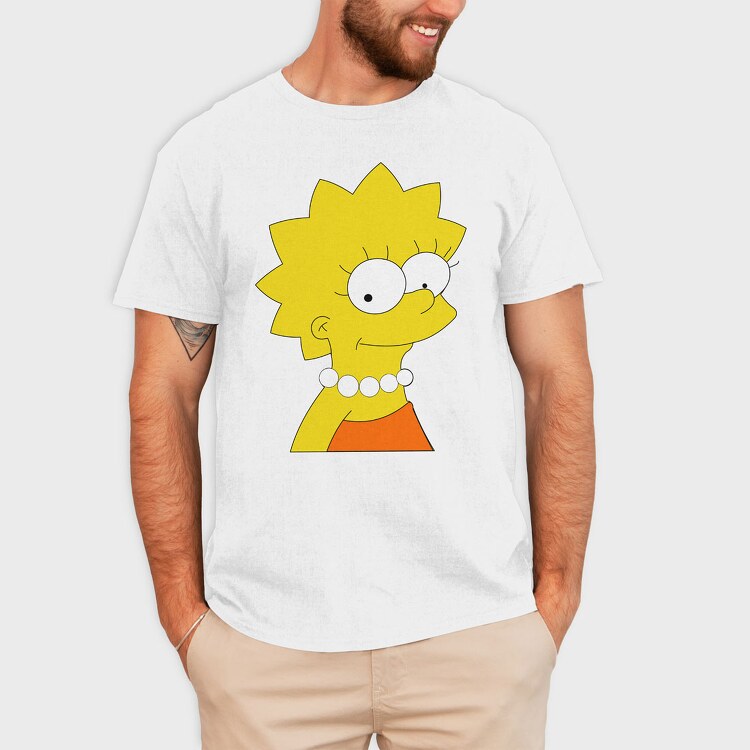 Cartoon Retro the Simpsons 4, Tricou Barbati (Unisex)