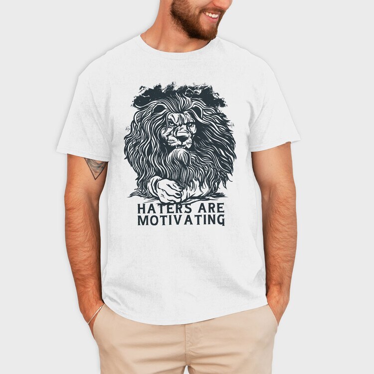 Lion Haters Are Motivating, Tricou Barbati (Unisex)