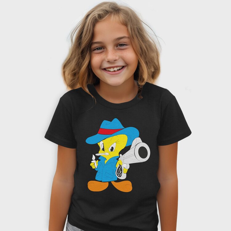 Cartoon Retro Tweety 3, Tricou Copii