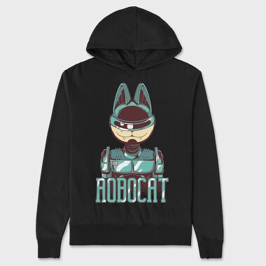 Robocat, Hanorac Oversize Barbati (Unisex)