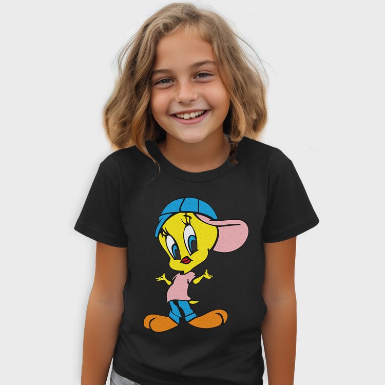 Cartoon Retro Tweety 4, Tricou Copii