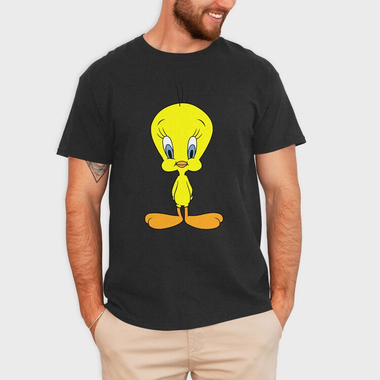 Cartoon Retro Tweety 5, Tricou Barbati (Unisex)