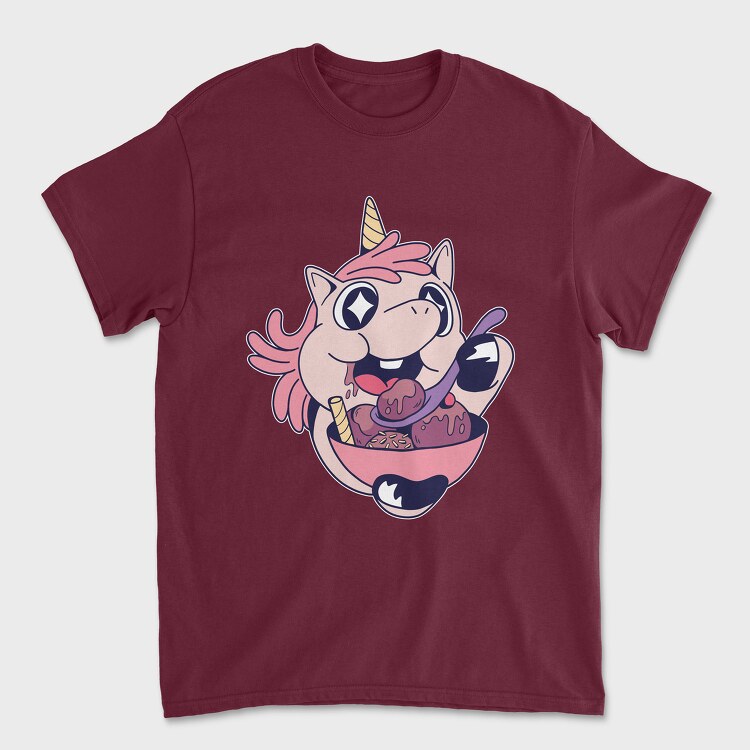 Unicorn Icecream, Tricou Barbati (Unisex)