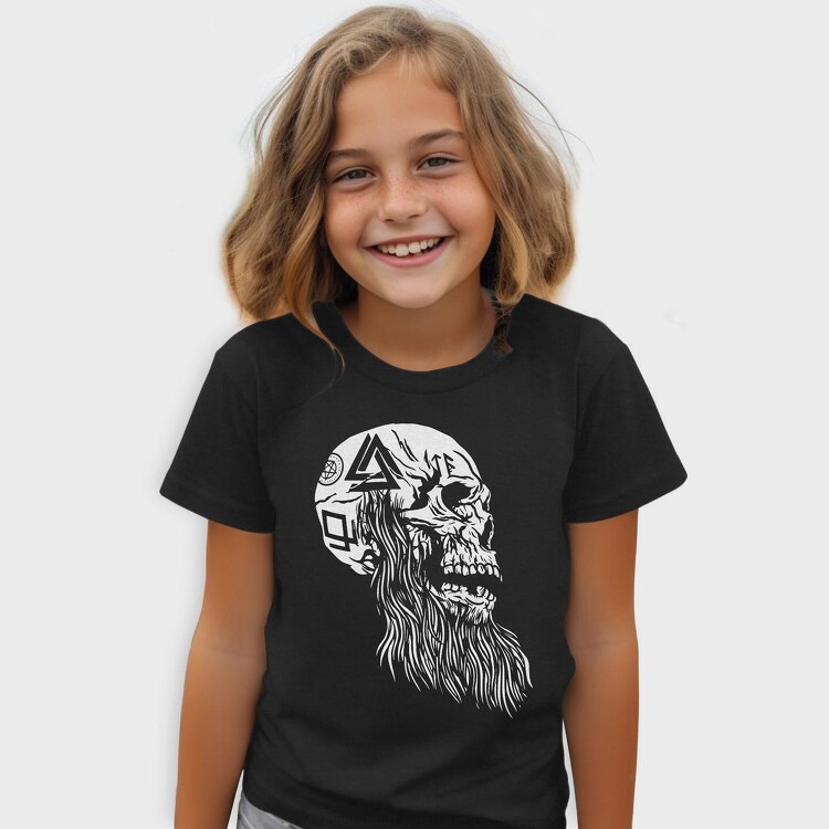 Viking Skull, Tricou Copii