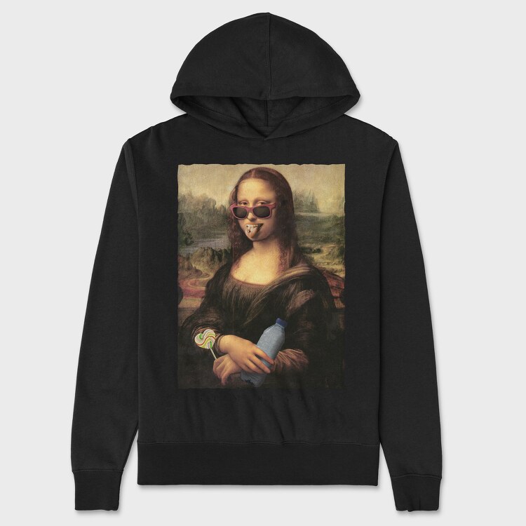 Ready Mona Lisa, Hanorac Oversize Barbati (Unisex)