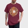 Sloth With Coffee Mug, Tricou Barbati (Unisex)