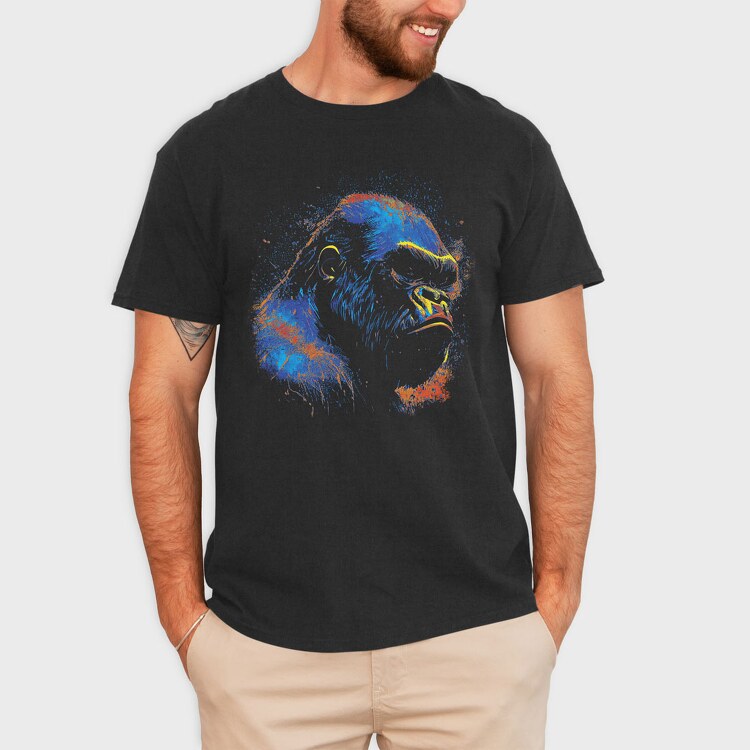 Gorilla Colors, Tricou Barbati (Unisex)