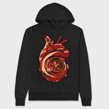 TURBO HEARTS, Hanorac Oversize Barbati (Unisex)