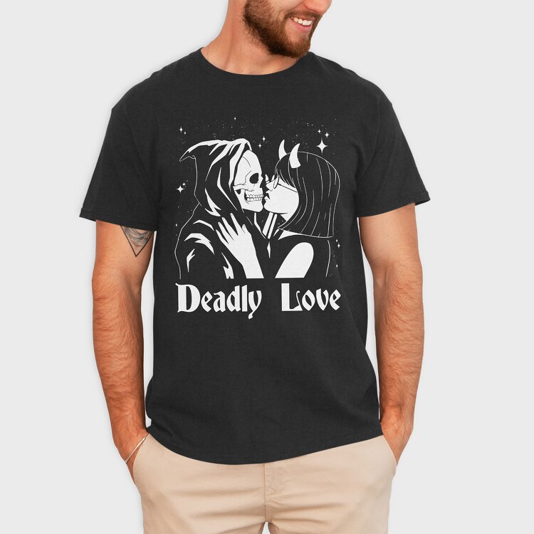 Deadly Love, Tricou Barbati (Unisex)