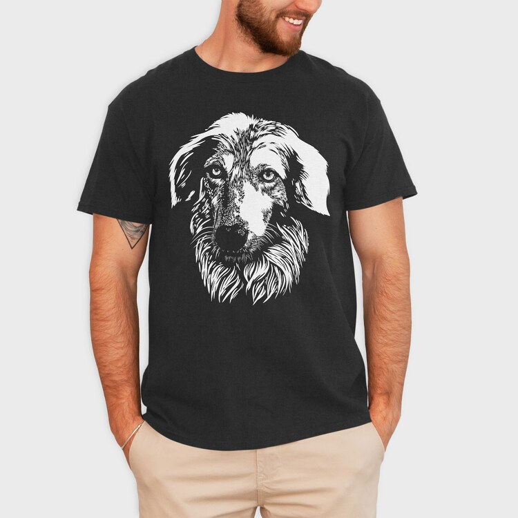 Borzoi Dog, Tricou Barbati (Unisex)