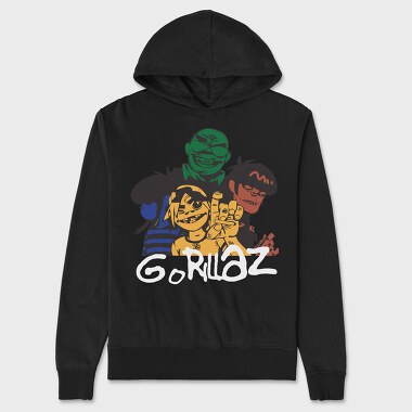 Gorilaz, Hanorac Oversize Barbati (Unisex)