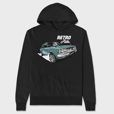 Retro Ride, Hanorac Oversize Barbati (Unisex)