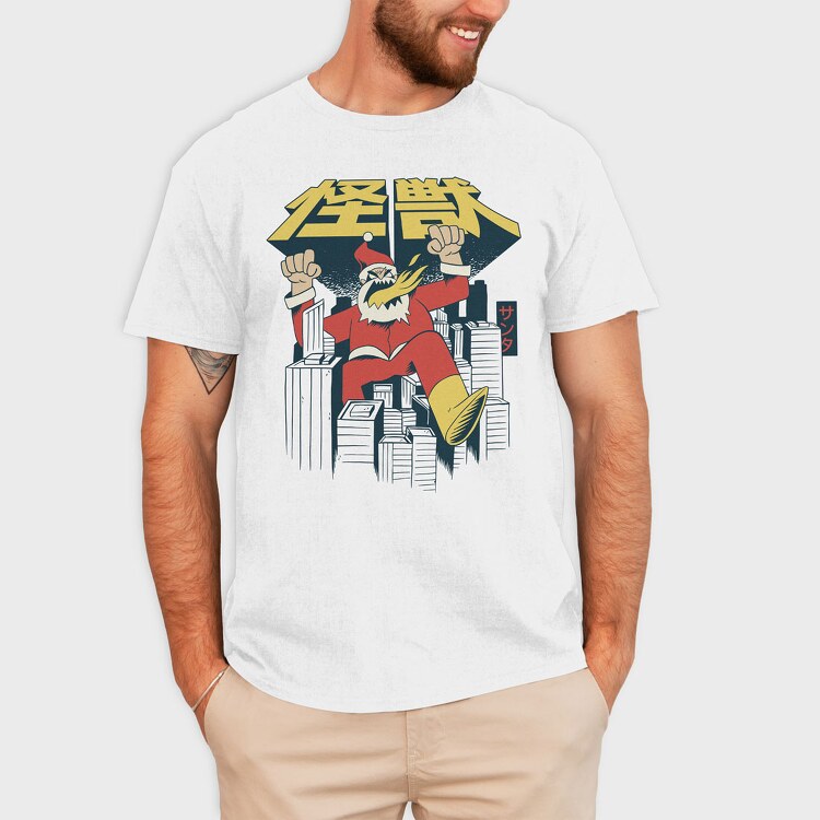 Santa Attack, Tricou Barbati (Unisex)