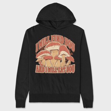 Mushrooms Eat You, Hanorac Oversize Barbati (Unisex)