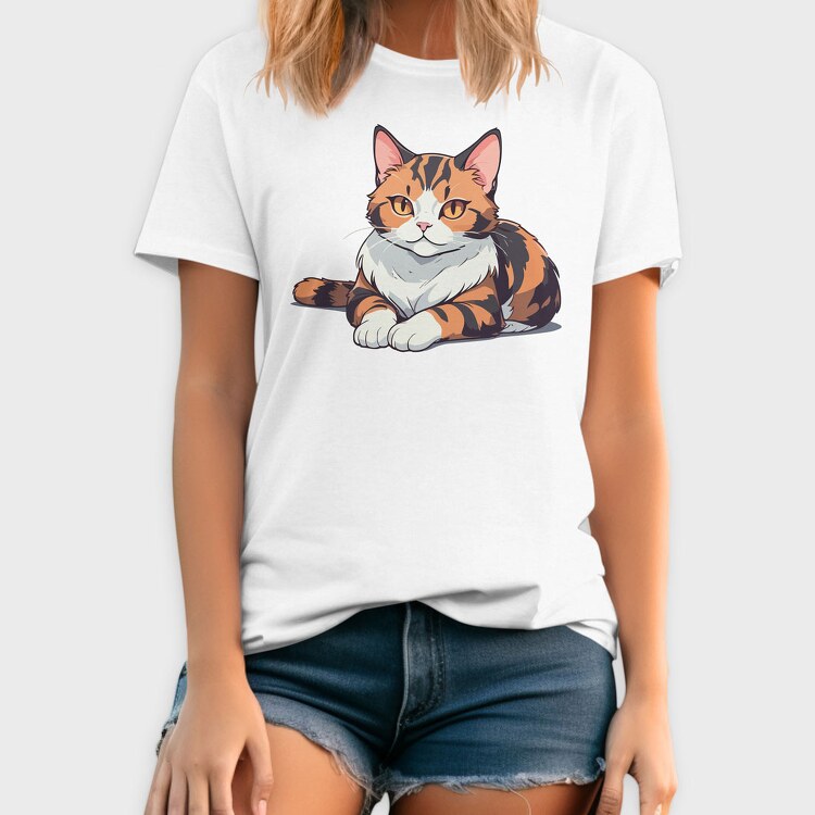 Orange Cat, Tricou Barbati (Unisex)