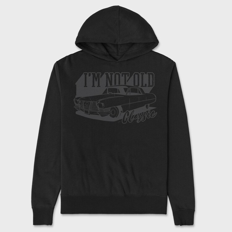 Not Old Classic Car, Hanorac Oversize Barbati (Unisex)