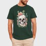 Skull cactus Flowers, Tricou Barbati (Unisex)