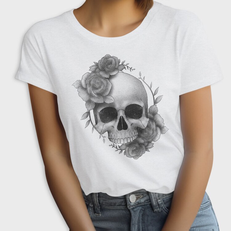 Skull Roses, Tricou Femei