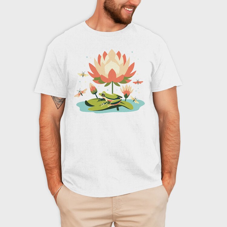 Lotus Flower, Tricou Barbati (Unisex)