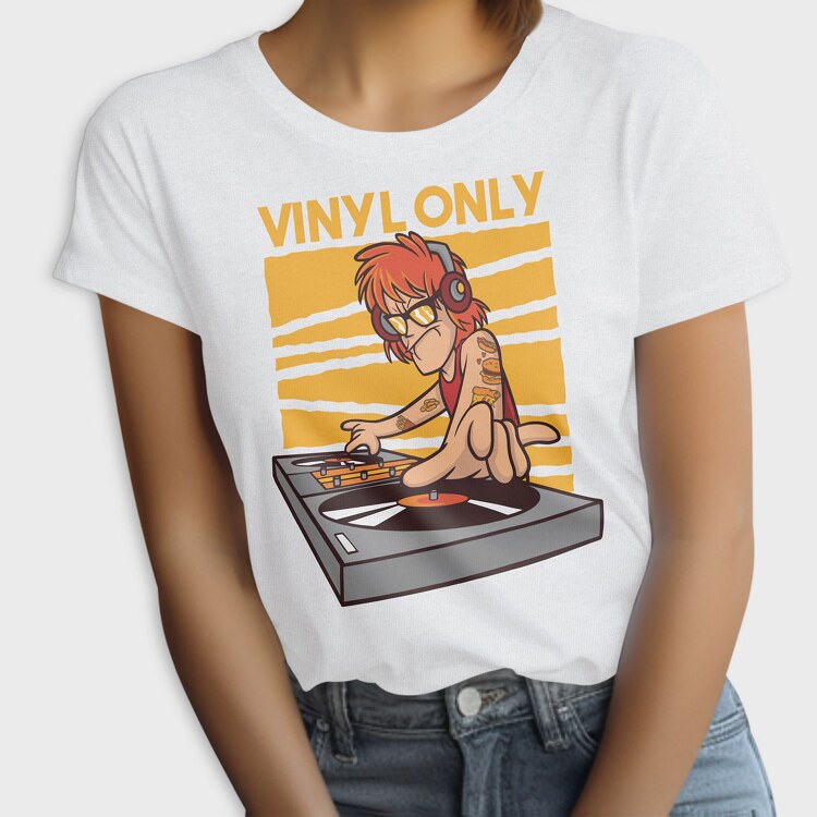 Vinyl Only Dj, Tricou Femei