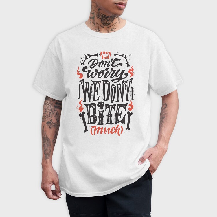 We Dont Bite, Tricou Barbati (Unisex)