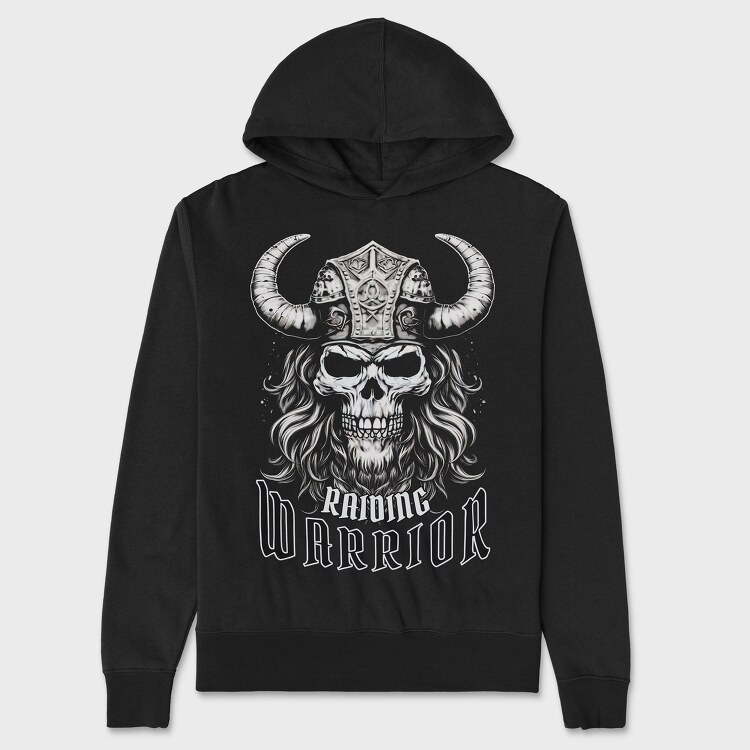 Skull Viking, Hanorac Oversize Barbati (Unisex)