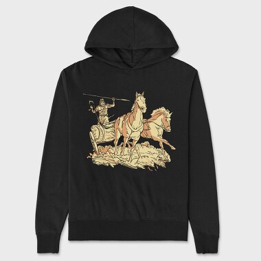 Roman Chariot, Hanorac Oversize Barbati (Unisex)