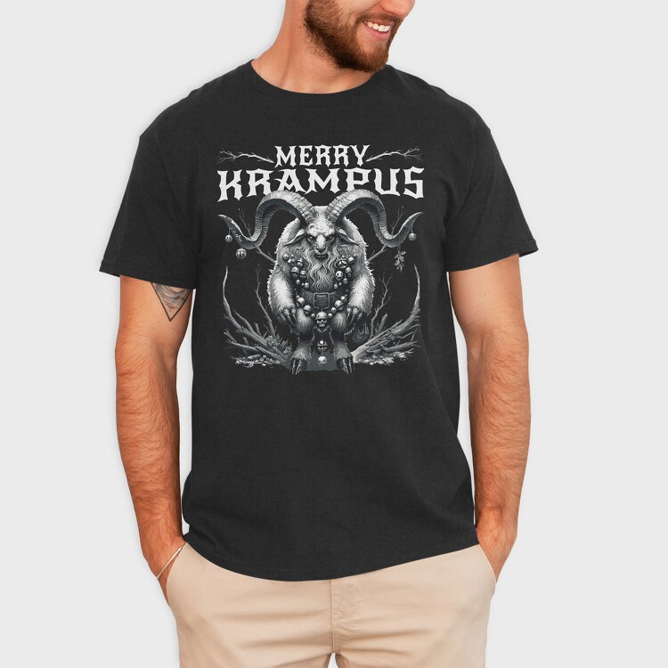 Merry Krampus, Tricou Barbati (Unisex)