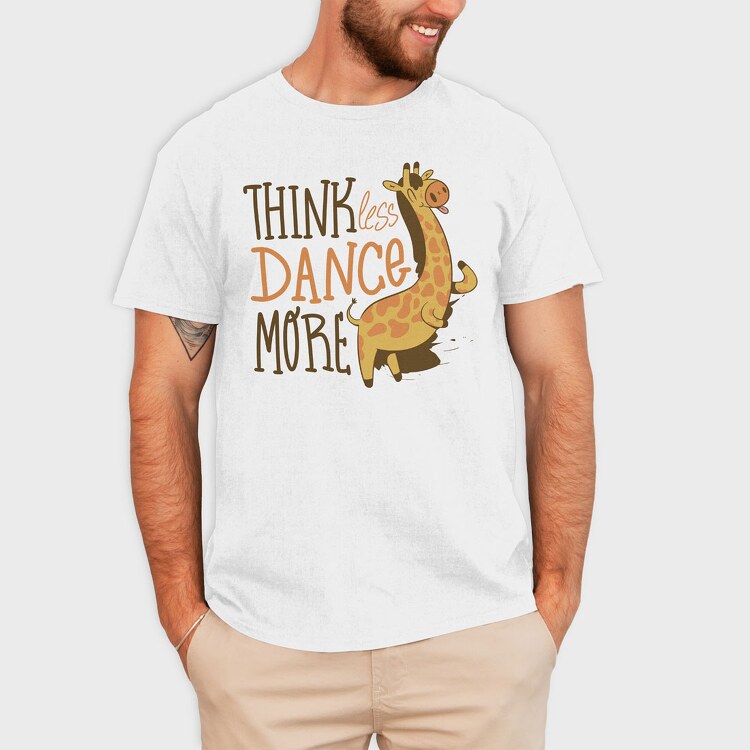 Dancing Giraffe, Tricou Barbati (Unisex)