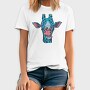 Blue Giraffe, Tricou Barbati (Unisex)