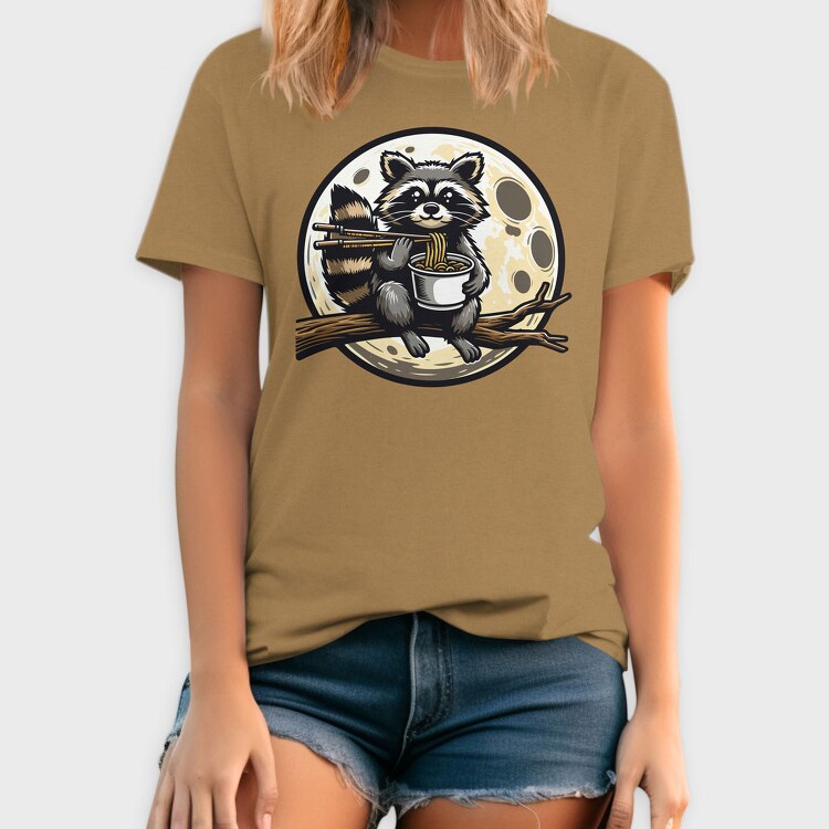 Racoon Noodles, Tricou Barbati (Unisex)
