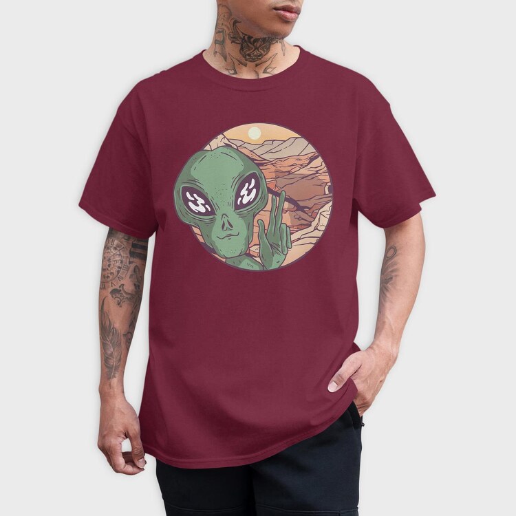 Alien Mars, Tricou Barbati (Unisex)