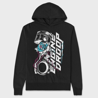 Engine Drop, Hanorac Oversize Barbati (Unisex)